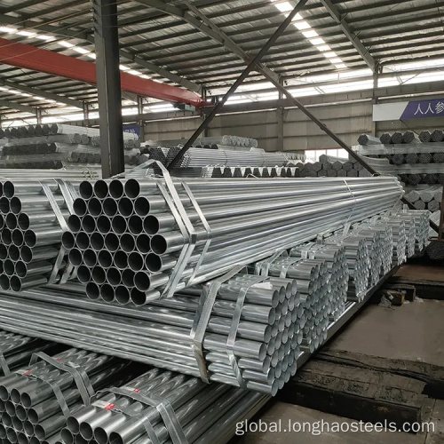 Galvanzied steel Pipes Professional Supply Galvanized Welded Wear Resistant Pipe Manufactory